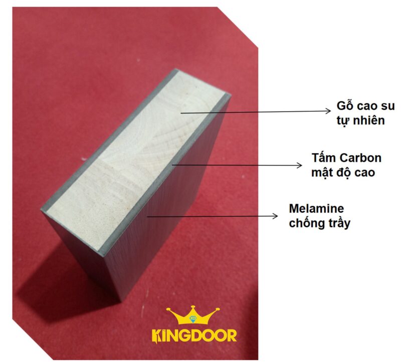Cửa gỗ carbon 3003 – Ngọc trai trắng
